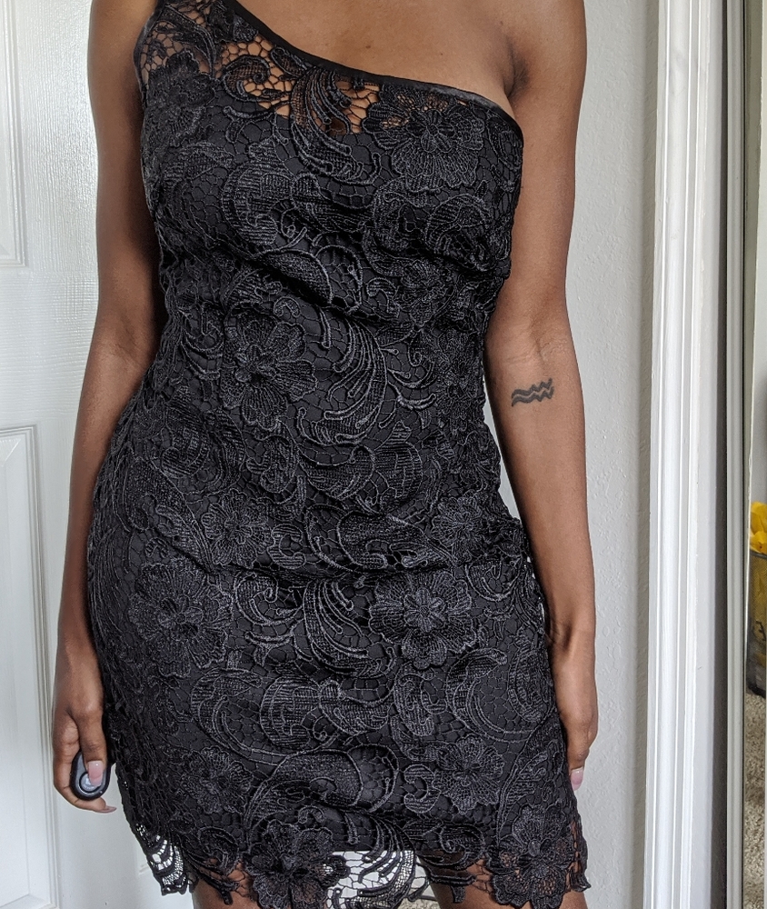 ❗SOLD❗One-Shoulder "Lace" Dress